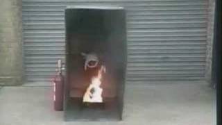 Automatic Co2 Fire Extinguisher Demo [upl. by Lrae]