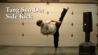 Tang Soo Do Side Kick Tutorial [upl. by Wailoo]