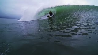 Santa Cruz Waves Surfing a Big Swell at Steamer Lane [upl. by Jadda]