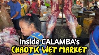 Unbelievable Wet Market in CALAMBA LAGUNA  Exploring the CRAZIEST PALENGKE of Laguna Philippines [upl. by Edals]