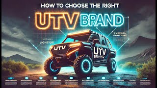 MUST WATCH BEFORE YOU CHOOSE UTV  SELECT THE BEST SIDEBYSIDE BRAND [upl. by Cacia555]