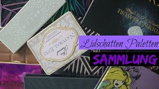 LIDSCHATTEN PALETTEN SAMMLUNG 2016  DECLUTTER [upl. by Kayley]