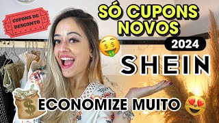 SHEIN CUPONS de DESCONTO ATUALIZADOS 2024  SUPER DESCONTO NAS COMPRAS SHEIN [upl. by Eisor]