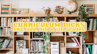 Homeschool Curriculum for Pre K 2nd grade 4th grade and 7th grade [upl. by Keiryt462]