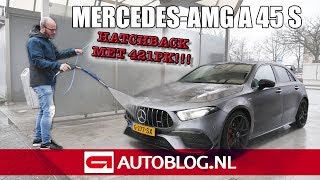 MercedesAMG A45 S rijtest 421 pk hot hatch [upl. by Haughay]