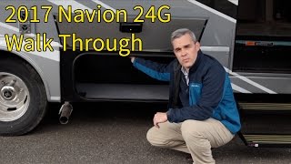 Walkthrough 2017 Winnebago Navion 24G Class C Mercedes Benz Chassis Motorhome [upl. by Prasad407]