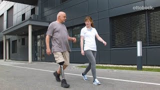 Prosthetic gait training  Outdoor Training  Ottobock [upl. by Viens276]