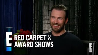 Chris Evans on Pressure to Keep Up quotCaptain Americaquot Bod  E Red Carpet amp Award Shows [upl. by Rosenblast]