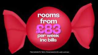 Sweet room rates  Book your Aberdeen student room from £83 per week [upl. by Strait]