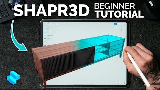 Furniture Design For BEGINNERS in Shapr3D  CAD Modeling for Woodworkers [upl. by Elokkin976]