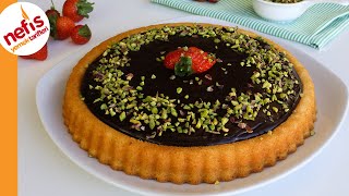 Çikolata Soslu Tart Kek Tarifi  Nasıl Yapılır [upl. by Nwahsyt880]