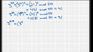 Modular exponentiation [upl. by Daphna]