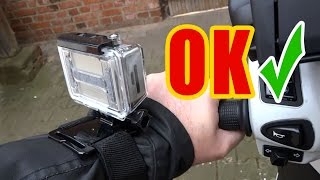 GoPro Handgelenk Manschette Wrist Strap Honda Sh300i geht gut [upl. by Bor]