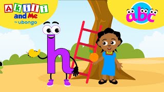 LETTER H Adventures ABC learning for toddlers  Learn and Play with Akili and Me [upl. by Seugirdor823]