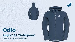 Odlo  Aegis 25 L Waterproof  Vestes imperméable [upl. by Newo]