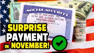 🔥 November Surprise Double Payments for SSI Recipients Explained 💸🗓️ [upl. by Bonita]