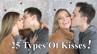 25 TYPES OF KISSES [upl. by Marsiella]