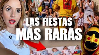 8 FIESTAS ESPAÑOLAS raras que SORPRENDEN a los LATINOS😲 [upl. by Raseta]