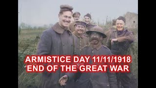 Armistice Day on the front 11 November 1918 end of The Great War  WWI DOCUMENTARY [upl. by Zoara]