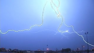 Lightning at Night SuperCompilation one HOUR of bolts and thunder [upl. by Ivatts]