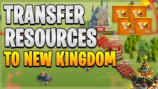 We Break The Game Transfering Resources To New Kingdom  Migration Hacks   Rise of Kingdoms [upl. by Annawad]