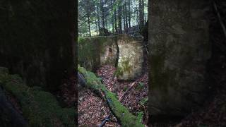 Découverte dun fortin composé dun bunker et dun poste de mitrailleuse front des Vosges ww1 [upl. by Limay111]