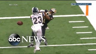 NFL slammed over bad call in Saints playoff game [upl. by Warchaw257]