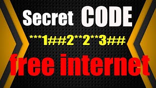 Secret CODE for free Internet 2023 [upl. by Courtland]