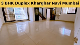 Spacious 3bhk duplex flat in Kharghar Navi Mumbai [upl. by Klos]