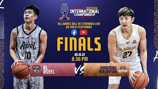 FINALS  🇲🇾 KL Aseel vs Harimau Malaysia 🇲🇾  Sportsclick Filbasket International Championship [upl. by Adnert]