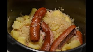 Saucisses choucroute au cookeo [upl. by Hibben]