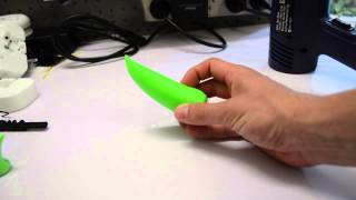 Makers Muse Quick Tips  Restore Colour to 3D Printed Parts  2014 [upl. by Kinchen]