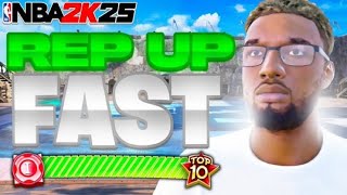 NEW BEST METHODS TO REP UP AND LEVEL UP FAST ON NBA2K25 BECOME THE TOP REP AND GET 15 EVERY DAY [upl. by Bubalo369]