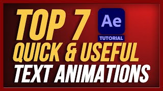 The BEST Text Animations in After Effects  Tutorial [upl. by Annet191]