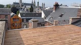 Toit Terrasse bois sur plots  Rooftop ￼ [upl. by Nnairet]