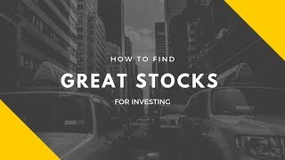 How To Find Great Stocks for Investment  Telugu [upl. by Erminie138]