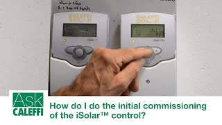 How do I do the initial commissioning of the iSolar™ control [upl. by Clementine]