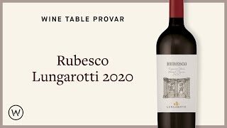 Wine Table provar Rubesco Lungarotti 2020 [upl. by Brittany]