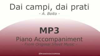 Dai campi dai prati Piano Accompaniment [upl. by Hank]