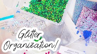 Nail Glitter Organization  Nail Art Storage [upl. by Gilford]