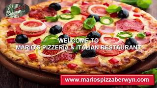 Marios Pizzeria and Italian Restaurant 42 D Beauchamp Rd Elkton MD USA [upl. by Natloz]