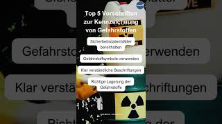 Top 5 Vorschriften zur Kennzeichnung von Gefahrstoffen ⚠️ Gefahrstoffe Kennzeichnung [upl. by Nojram617]