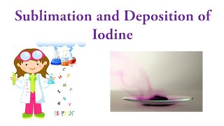 Sublimation and deposition of Iodine [upl. by Yenroc]