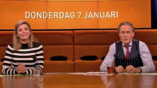 Welmoed Sijtsma en Jort Kelder presenteren talkshow Op1 van donderdag 7 januari 2021 Pete Hoekstra [upl. by Skvorak]