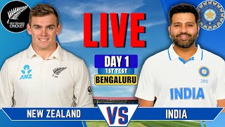 India vs New Zealand 1st Test Day 1  IND vs NZ Live Score amp Commentry  Live Cricket Match Today [upl. by Annoed]