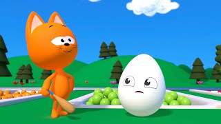 Eggs Colouring  Kote Kitty Games for Babies [upl. by Repsaj]