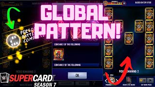 NEW GLOBAL amp PERSONAL PATTERNS  WWE SuperCard S7 5 [upl. by Troyes]