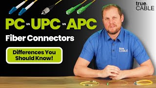 PC vs UPC vs APC Fiber Connectors  Key Differences To Know [upl. by Caras]