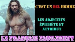 Les adjectifs épithète et attribut [upl. by Notrub430]