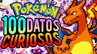 ¿SABIAS QUÉ 100 CURIOSIDADES DE TODOS LOS POKÉMON PRIMERA GENERACIÓN Iniciales de Kanto 1 [upl. by Farrel342]